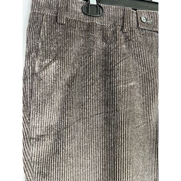 Vtg Saks Fifth Avenue Corduroy Pants Mens Brown Wide Wale Sz 40R Preppy Academia - Picture 3 of 12